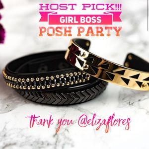 ::⚜️🌚S&D Black Gilded Path Double Wrap Bracelet